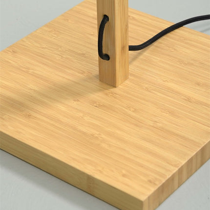 Bhutan Stehlampe aus natürlichem und schwarzem Bambus 130 cm
