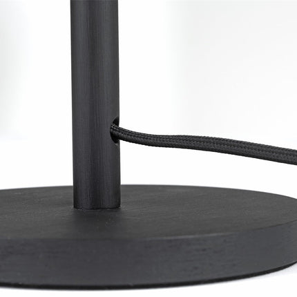 Lampadaire Java Bambou Noir LED