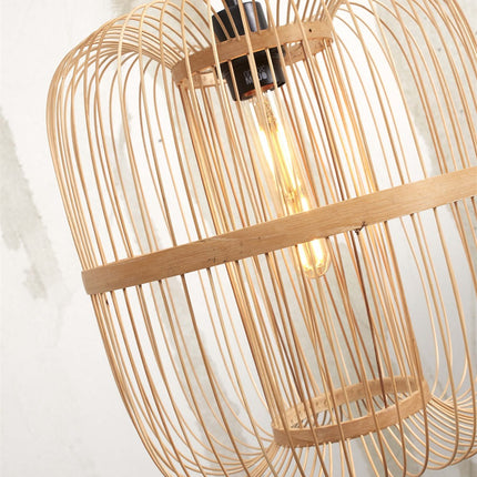 Hokkaido Natural Bamboo Pendant Light 38 cmSuspension Hokkaido Bambou Naturel 38 cm