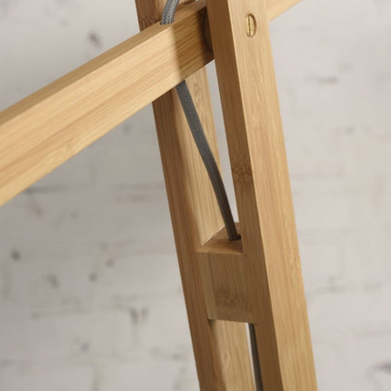 Iguazu Stehlampe Jute und natürlicher Bambus 218 cm