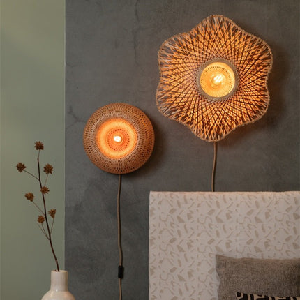 Applique Murale Barbados Bambou Naturel 35 cm