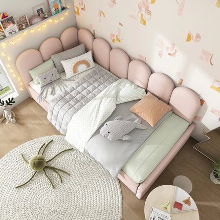 Single bed 90x200 – Bed with storage and padded backrest