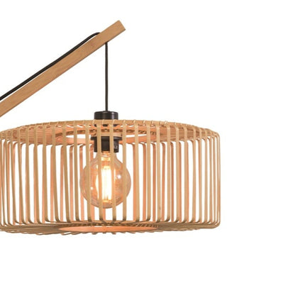 Bromo Natural Bamboo Wall Light 40x18 cm