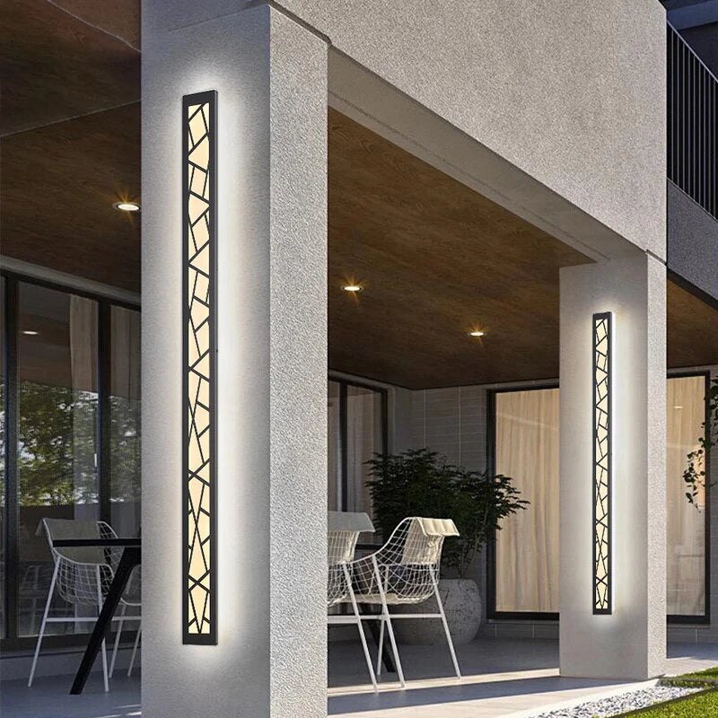 Applique murale LED conçue pour terrasses et jardins