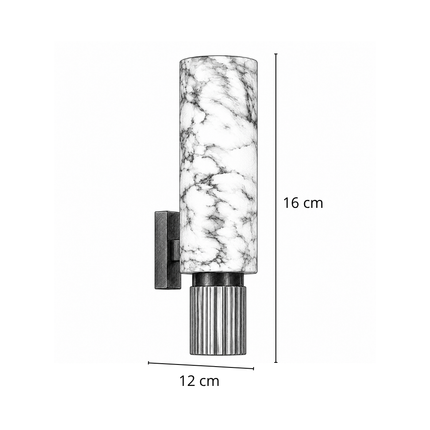 Aplique de pared de mármol