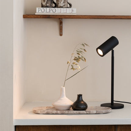 Lampe de Table Java Bambou Noir LED