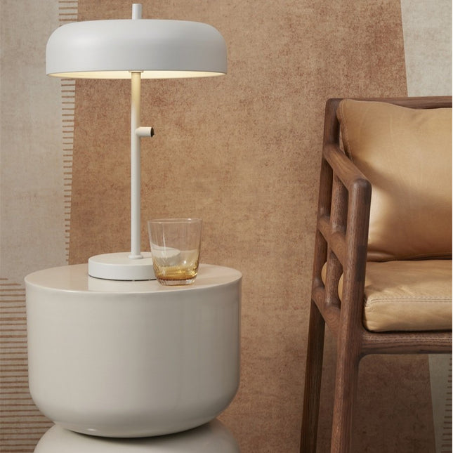 Porto Iron Table Lamp Light Grey