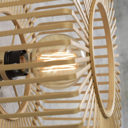 Bromo Natural Bamboo Wall Light 40x18 cm