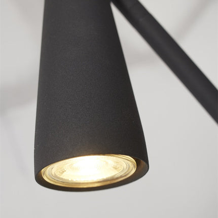 Lampadaire Bordeaux Fer Noir GU10 145 cm