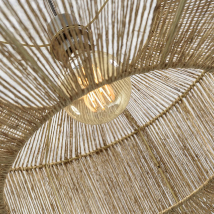 Iguazu Stehlampe Jute und natürlicher Bambus 218 cm