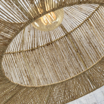 Lampadaire Iguazu Jute et Bambou Naturel 218 cm