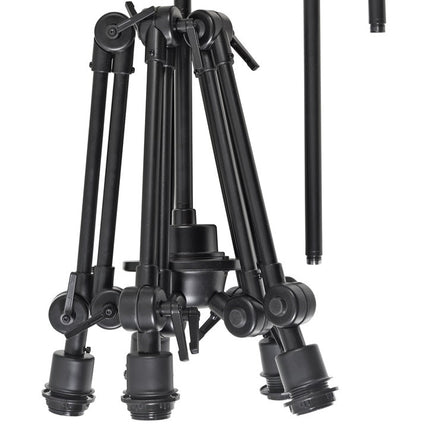 Suspension Amsterdam 5 Bras Tissu Noir 195 cm