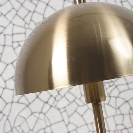 Lampe à Poser Toulouse Marbre Blanc et Or