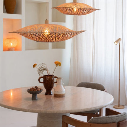 Suspension Madura Bambou Naturel et Brun 87 cm