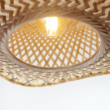 Plafonnier Madura Bambou Naturel et Brun 60 cm