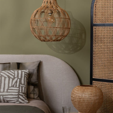 Lampe de Table Barbados Bambou Naturel 25 cm