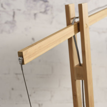 Iguazu Stehlampe Jute und natürlicher Bambus 218 cm
