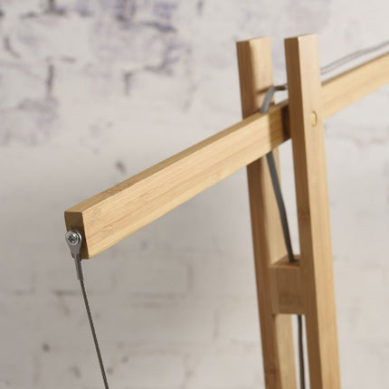 Bromo Stehlampe aus natürlichem Bambus, 218 cm