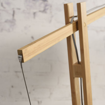 Lampadaire Iguazu Jute et Bambou Naturel 218 cm