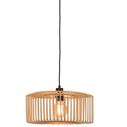 Suspension Bromo Bambou et Fer Naturel Ø40 cm