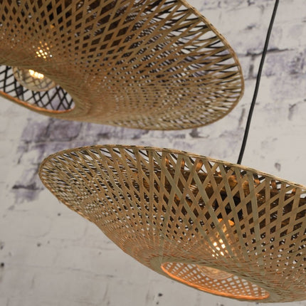 Suspension Kalimantan Bambou Plat Ø87 cm