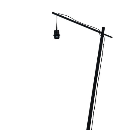 Lampadaire Kalimantan Bambou Naturel et Noir