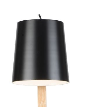 Cambridge Library Stehlampe aus Holz und Schwarz