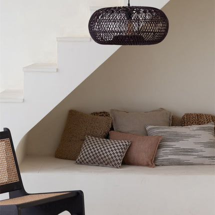 Suspension Arizona Bambou Bordeaux 50 cm