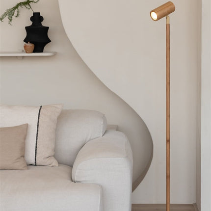 Lampadaire Java Bambou Naturel LED