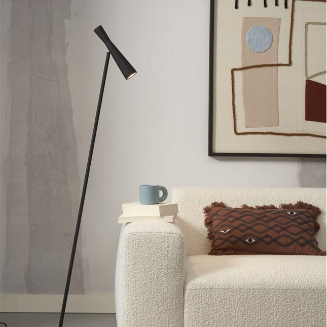 Lampadaire Bordeaux Fer Noir GU10 145 cm