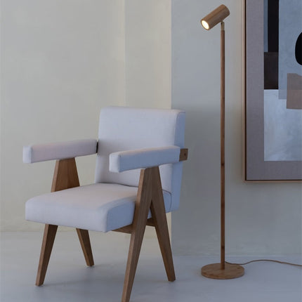 Lampadaire Java Bambou Naturel LED