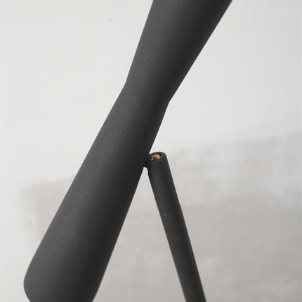 Lampadaire Bordeaux Fer Noir GU10 145 cm