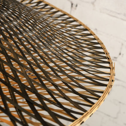 Lampadaire Kalimantan Bambou Naturel et Noir 176 cm