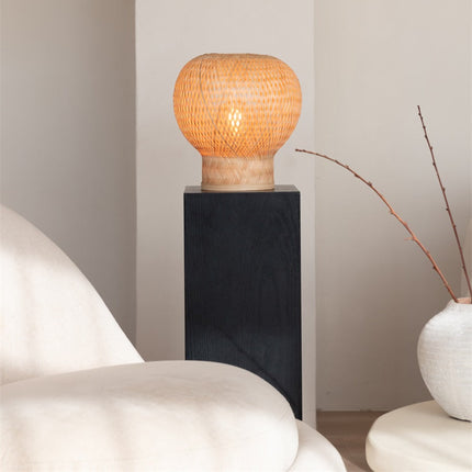 Lampe de Table Barbados Bambou Naturel 25 cm
