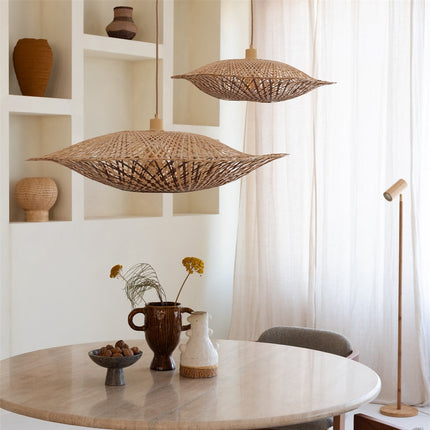 Suspension Madura Bambou Naturel et Brun