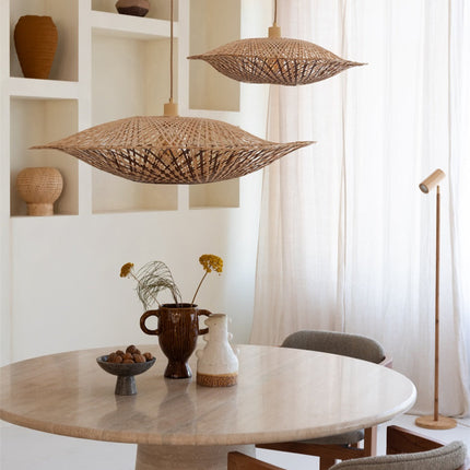 Suspension Madura Bambou Naturel et Brun 87 cm