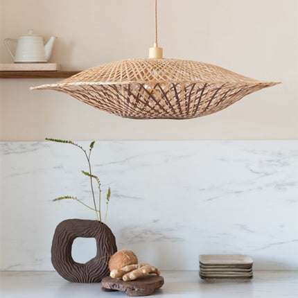 Suspension Madura Bambou Naturel et Brun 60 cm