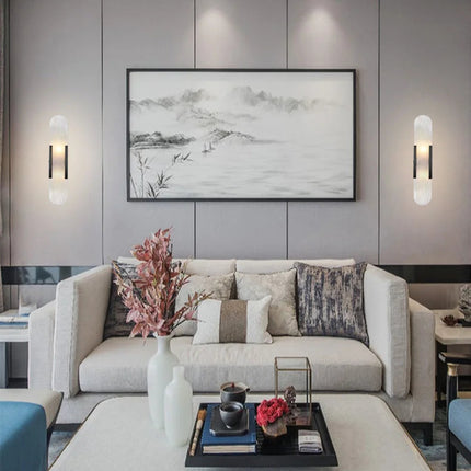 Modern Natural Marble Wall Light