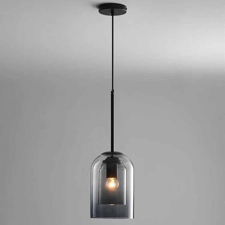 Nordic Double Glass Pendant Light