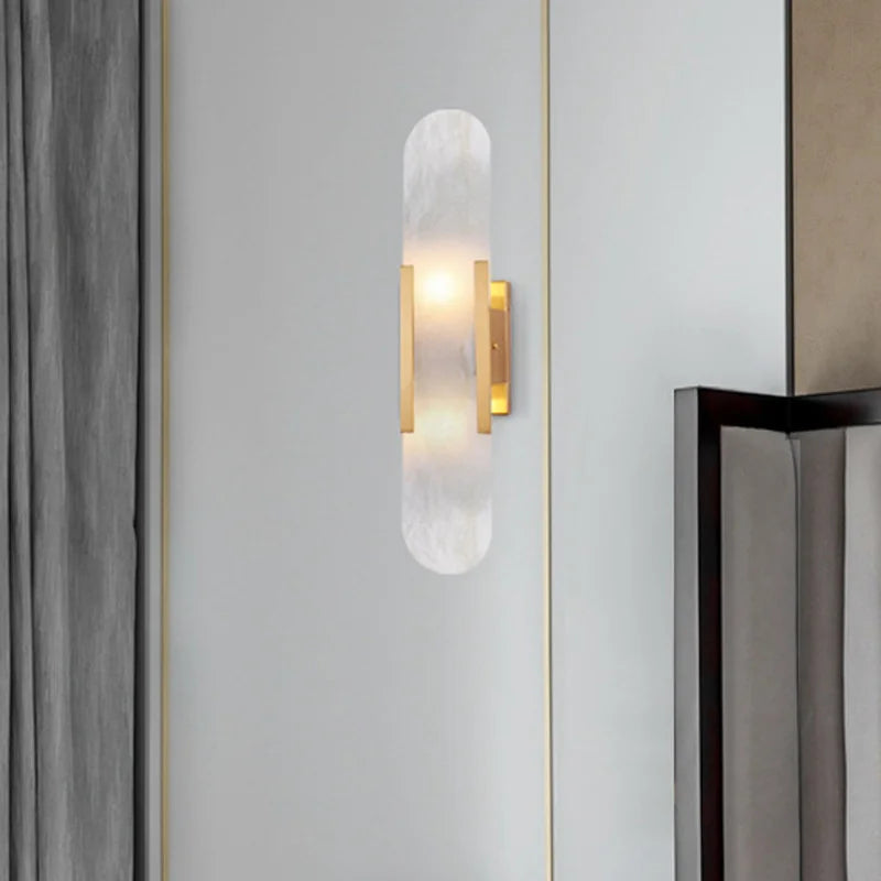 Modern Natural Marble Wall Lamp