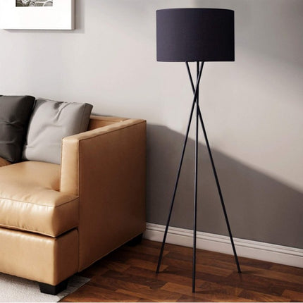 European Tripod Fabric Floor Lamp