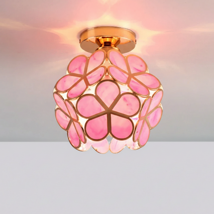 Plafonnier LED Cristal Forme Pétale