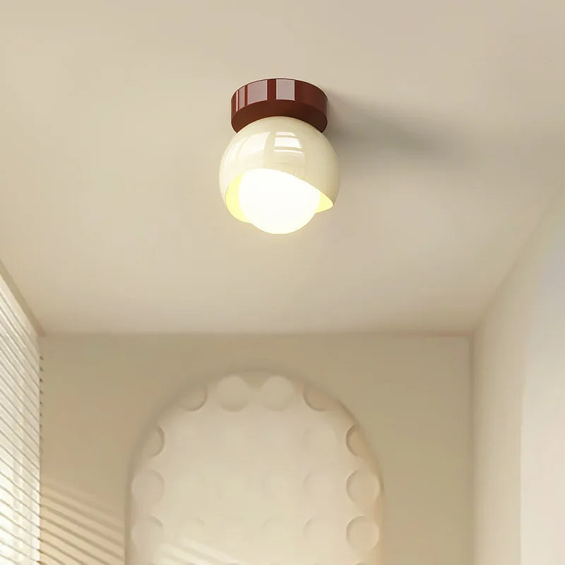 Nordic Minimalist LED Glass Ceiling Light