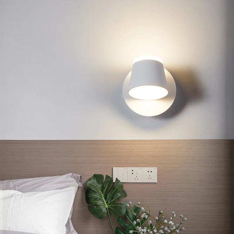 Modern Aluminum LED Swivel Wall Light