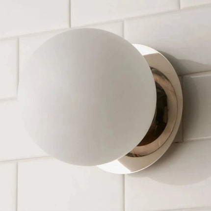 Nordic Round Glass Wall Light