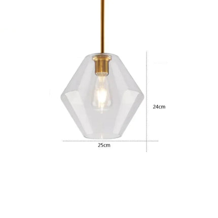 Nordic Minimalist Decorative Glass Pendant Light