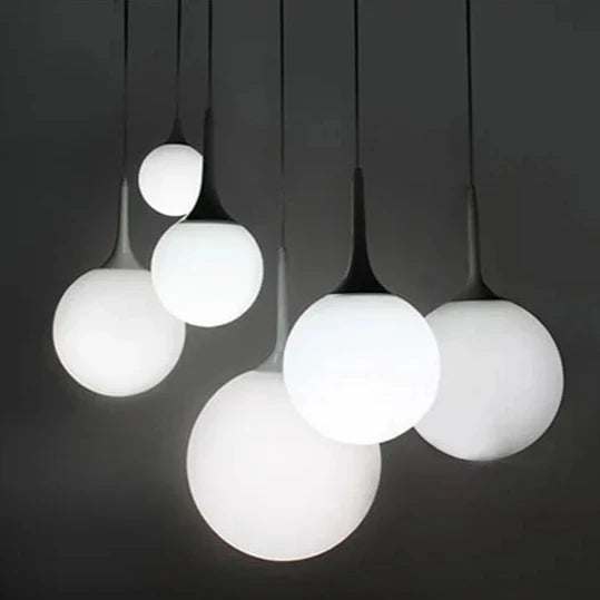 Lampe Boule en Verre Suspendue LED