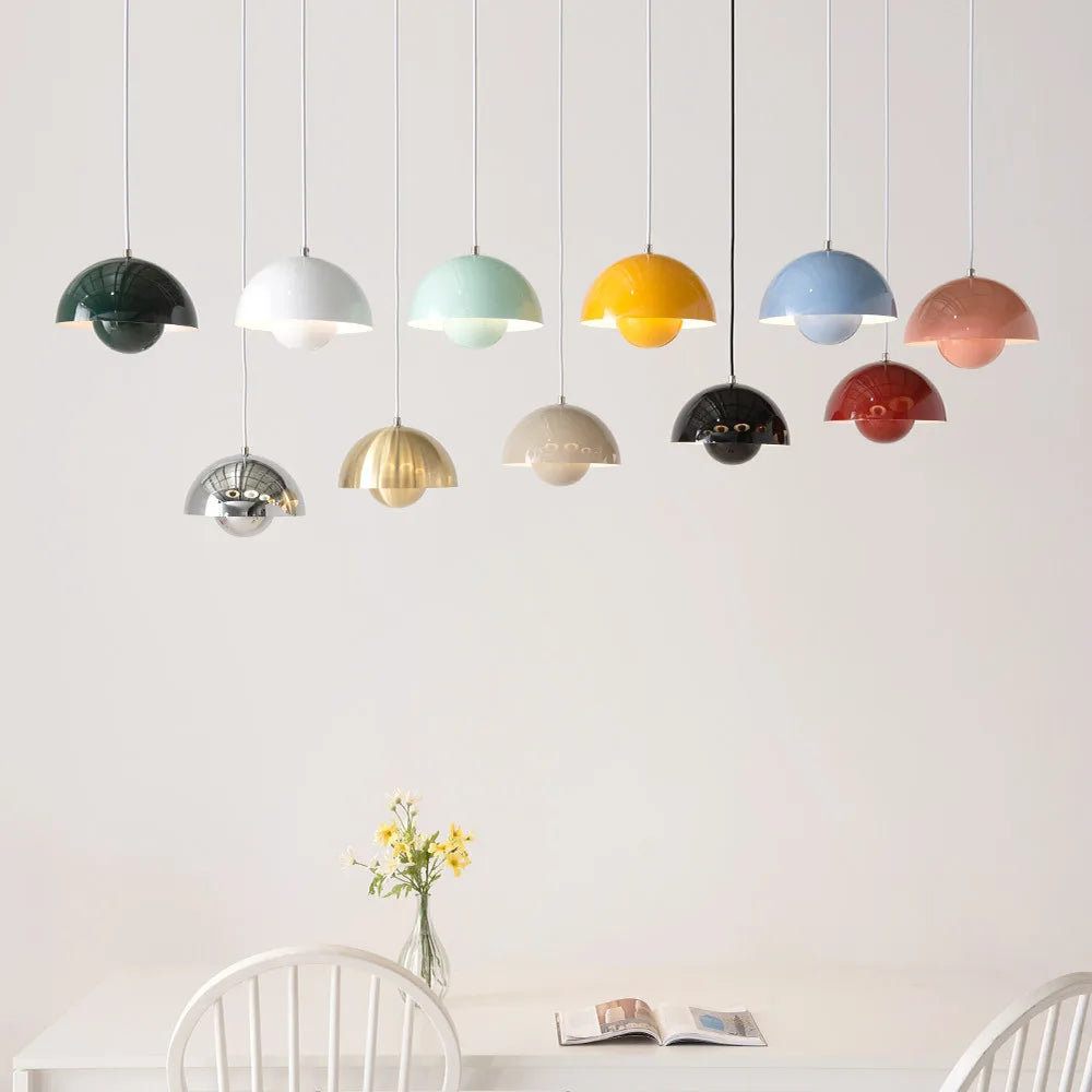 Nordic Colorful Mushroom Pendant Light