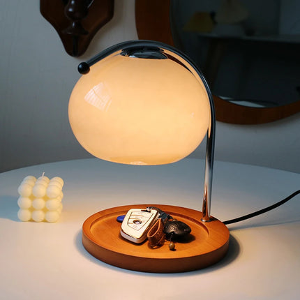 Lampe Chauffe-Bougie Rétro en Verre