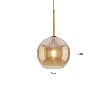 Nordic Minimalist Decorative Glass Pendant Light